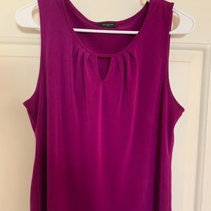 Ann Taylor magenta purple sleeveless top